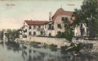 Pöstyén River Vág with Hotel