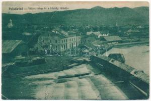 Felsővisó, Viseu de Sus; Villanytelep és gát, látkép. Berkovits kiadása / electric power plant, dam (fa)