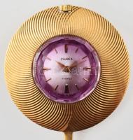 Csajka ékszeróra szép számlappal, tisztításra szoruló szerkezettel d: 30 mm