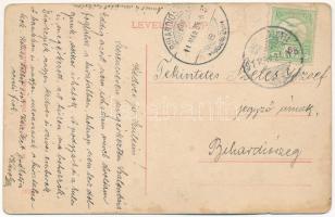 1911 Nagyszalonta, Salonta; látkép, városháza, piac, Roth Mór üzlete. W.L. Bp. 6542. Döme Károly kia...