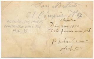 Erked, Arkeden, Archita; Constructia unui pod / híd építők / bridge construction. photo (b)