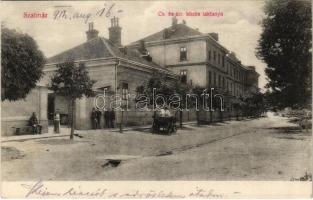 1912 Szatmárnémeti, Szatmár, Satu Mare; Cs. és kir. közös laktanya. Weisz Izsák kiadása / K.u.K. military barracks (r)