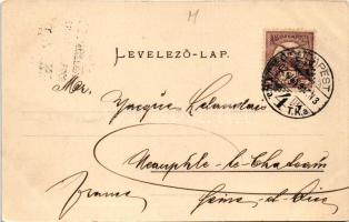 1902 Budapest XIII. Margitszigeti fürdőház. Ganz Antal 55. (EK)