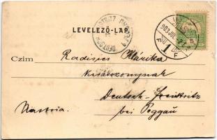 1903 Budapest IV. Újpest, Római katolikus templom. Schön Bernát kiadása (kis szakadás / small tear)