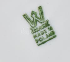 Wawel aranyozott mokkás készlet hat személyes. Márvány mintás. jelzett, apró kopásokkal. Komplett