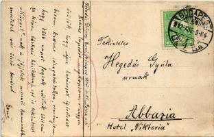 1912 Budapest XVII. Rákoscsaba, Dunay Ernő Pátria rt. nyomdászának háza a Mikes utcában (ma Várvíz u...