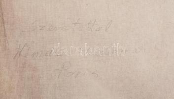 Kondor B jelzéssel: Portré. Olaj, vászon, 60x80 cm