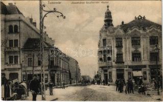 Temesvár, Timisoara; Józsefváros, Scudier tér, piac, Piszika Sándor üzlete / Iosefin, square, market, shops