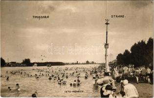 1930 Temesvár, Timisoara; strand / beach. Foto Weinrich photo