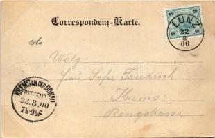 1900 Lunzer See, lake with rowing boat (EK)