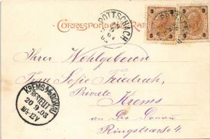 1903 Wimpassing im Schwarzatale, Villa Reiser, Rathaus / town hall, villa. Verlag v. Adolf Balzer, P...
