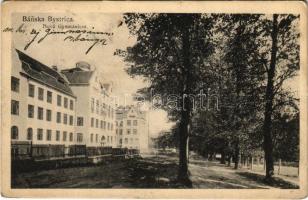 Besztercebánya, Banská Bystrica; Nové Gymnasium / új gimnázium / new grammar school (EK)