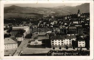 1934 Besztercebánya, Banská Bystrica; látkép / general view (fl)