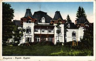 1927 Koritnyica, Korytnica; Hygiea gyógyház, fürdő szálloda / villa, hotel, spa (Rb)