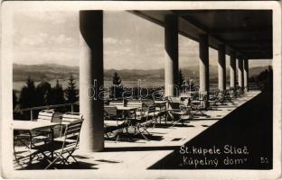 1932 Szliács, Sliac; Kúpelny dom / fürdő szálloda / spa, bath, hotel (EK)