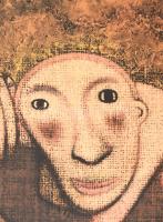 Földi Péter (1947-): Ádám. Computer print, merített papír, jelzett, számozott (1/4). 65×46 cm