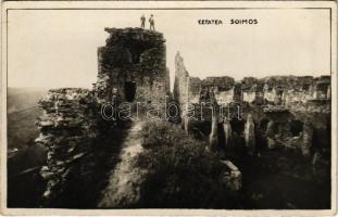 1930 Solymosvár, Solymos, Soimos (Lippa, Lipova); Vár romjai / castle ruins / cetatea. photo