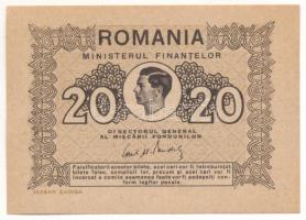 Románia 1945. 20L T:AU Romania 1945. 20 Lei C:AU Krause P#76