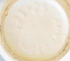 Retro német fehérmázas váza, jelzéssel, minimális kopással, m: 25 cm