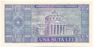 Románia 1966. 100L T:AU,XF hajtatlan Romania 1966. 100 Lei C:AU unfolded
