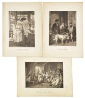 3 db Divald Károly fényképnyomat, kis lapszéli sérülésekkel, lapméret: 41,5 x30,5 cm