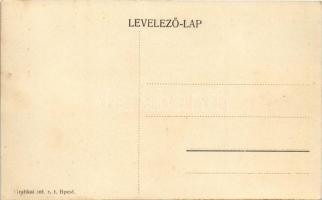 Pöstyén, Pistyan, Piestany; Hársfa szálloda. Grafikai int. rt. / Hotel Linde