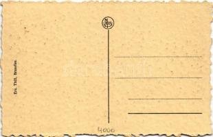 Laitiere Flamande. Ern. Thill Bruxelles / Flamand tejárus kutyás kocsival / Flemish folklore, milk v...