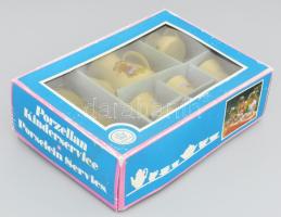 Kahla 4 személyes játékporcelán készlet, dobozában