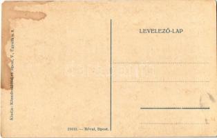 Kassa, Kosice; Kurucok előre Kassára! Magyar irredenta képeslap szoborral. Közművelődési rt. / Hunga...