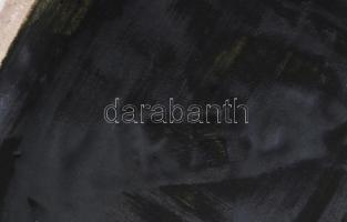 Király Károly: Retro asztaldísz, hibátlan, jelzett, 12x12x5 cm