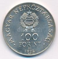 1972. 100Ft Ag "Budapest" T:AU patina
Adamo EM40