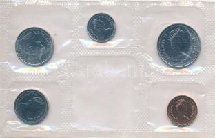 Kanada 1990. 1c - 1$ (5xklf) hiányos forgalmi sor bontott fólia tokban T:UNC
Canada 1990. 1 Cent - ...