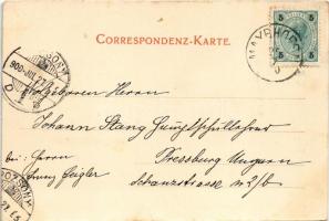 1900 Tirol, Schlegeisthal-Zillerthal, Gruss von der Dominikus Hütte / Dominicushütte / mountain rest...