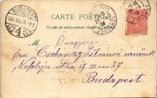 1904 Bucharest-Galati, Bucuresti-Galatz; Roumainie, Railway lin and station, locmotive, train (fl)