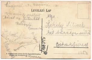 Nagyszalonta, Salonta; Arany János és háza, belső. Arany-Emlék-Egyesület kiadása / house of Arany Já...