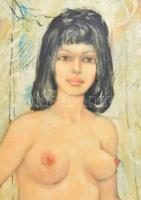 Czene Béla jelzéssel: Női akt. Olaj, vászon. 90x60 cm