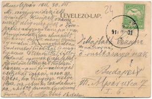 1911 Marosújvár, Uioara, Ocna Mures; Bánczai kuglizó, Stefánia bánya. Grünn Géza kiadása / bowling a...