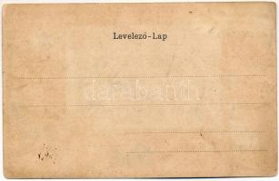 1904 Szatmárnémeti, Satu Mare; Kereskedelmi bank palota, gyógyszertár a szentháromsághoz, Scheiber ü...