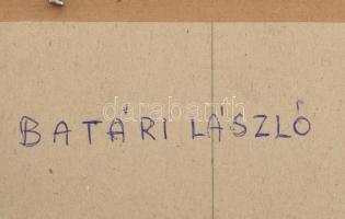 Batári László (1920-1997): Dunakanyar. Szén, papír. Jelzett. 11x14 cm Üvegezett keretben