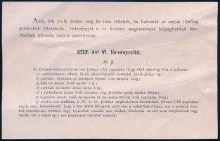 1881 Nyitra, vadászati jegy