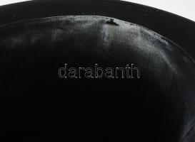 3 darabos kalap készlet: Klakk kalap (cilinder) Otto Specht Nordhausen + Kalaptartó Herm. Poetzsch W...