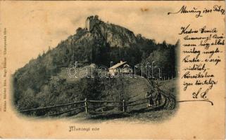 1902 Murány, Murányalja, Murán; Murányi vára. Büchler Béla kiadása / Muransky hrad / castle (fl)