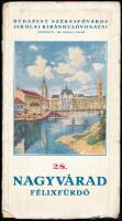 Budapest Székesfőváros Iskolai Kirándulóvonatai 3 kötete (11.,25., 28.): Szerk.: Dr. Bodnár Gyula.   Kecskemét. Bugacpuszta. Bp., 1935., Bp. Székesfővárosi Háziny.,15 p.+ 3 (közte 2 kihajtató tábla, két térkép, és egy vasúti térképvázlat.) t. Fekete-fehér képekkel illusztrált, térképekkel. Kiadói papírkötés, a gerincen kis szakadással;   Bodnár Gyula: A Csepelsziget körül. Bp., 1941., Bp. Székesfővárosi Háziny.,16 p.+ 2 (két térkép, az egyik kihajtható) t. Fekete-fehér képekkel illusztrált, térképekkel. Valamint plusz egy térképpel. Kiadói papírkötés, kopott, kissé szakadt borítóval, a plusz térkép kijár.   Nagyvárad. Félixfürdő. Bp., 1941., Bp. Székesfővárosi Háziny.,20 p.+3 (két kihajtható térkép, és egy vasúti térképvázlat) t. Fekete-fehér képekkel illusztrált, térképekkel. Kiadói papírkötés, kopott, sérült borítóval.