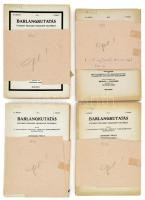 1913 - 1916 Barlangkutatás. Évenként négyszer megjelenő folyóirat. Kiadja: a Magyarhoni Földtani Társulat Barlangkutató Szakosztálya. I-IV., teljes évfolyam. Lenhossék Mihály közreműködésével szerkeszti Kadic Ottokár.