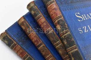 Shakspere [Shakespeare] színművei I.-IV. kötet. Fordították többen. Javított kiadása. Közel 600 illu...
