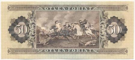 1986. 50Ft alacsonyabb, "D 098 000651" sorszámmal T:AU kissé hullámos papír Adamo F24