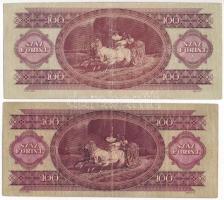 1949. 100Ft + 1957. 100Ft T:F,VG