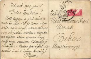 1929 Monok, Római katolikus plébánia. photo (EB)