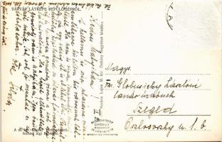 Sárvár, látkép repülőgépről. M. kir. állami térképészeti intézet légi felvétel (Rb)