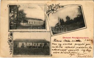 1904 Almáskamarás, Községháza, Hitelszövetkezet, Templom tér. Art Nouveau, floral (Rb)
